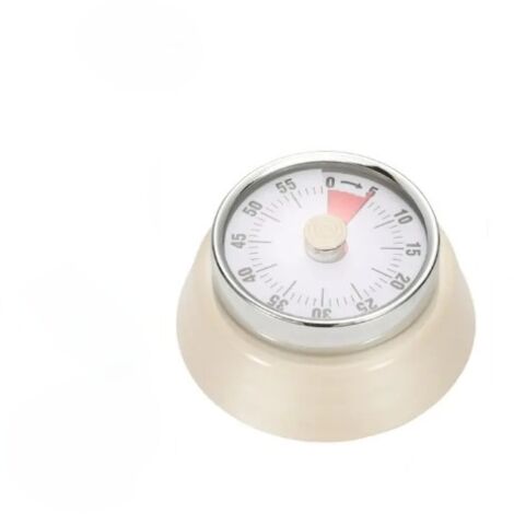 Mechanischer Küchentimer mit Edelstahlmagnet zum Backen, Konditoren und zur Überwachung der Garzeiten