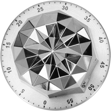 Mechanischer Magnet-Timer aus Edelstahl zum Kochen und Backen – Countdown-Timer