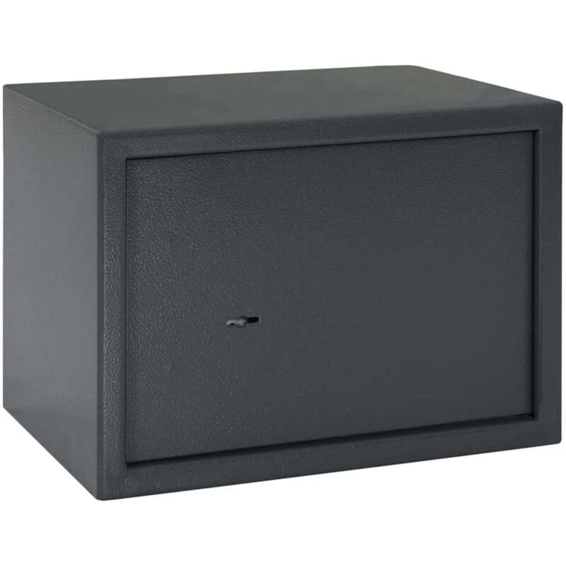 Vidaxl - Safe Box Mit Schloss Dunkelgrau Ral7016 25 X 35 X 25 Cm Stahl