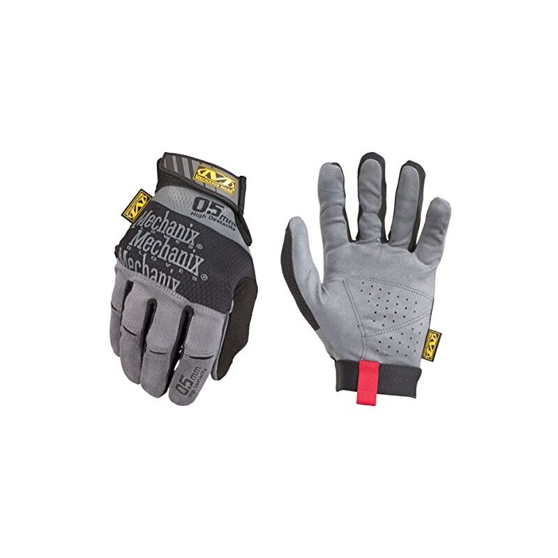 Mechanix Wear Msd-05010 Grande Spécialité 0,5 Mm De Hauteur Dextérité Noir (1 Pièce)