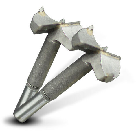 Meche a Bois, Diametre 60mm, Foret Fraise Carbure Pour Faconner Trou Travail du Bois, L'installation de Portes Sphériques Bois, Tiroirs, Plastique, Contreplaqué 2pc