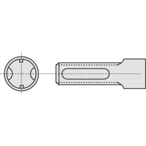 Mèche à bois emmanchement SDS+, diamètre 22 mm, longueur 450 mm - FAMMAB