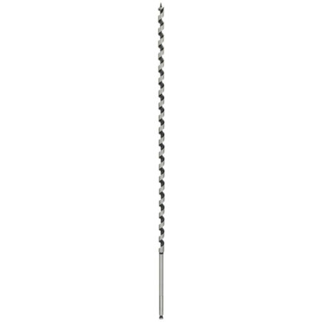 Mèche à bois hélicoïdale, six pans 12 x 470 x 600 mm, d 7,9 mm
