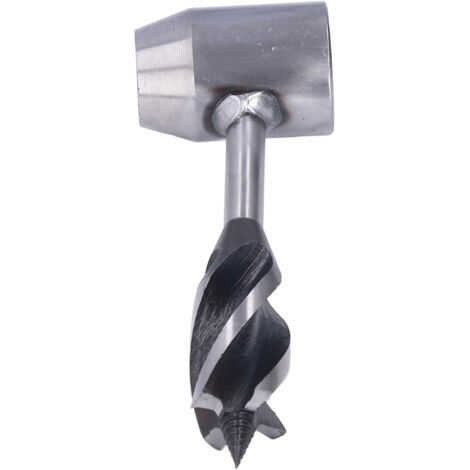 Mèche à bois manuelle en acier carbone pour bushcraft, perçage sans électricité, diamètre 25mm