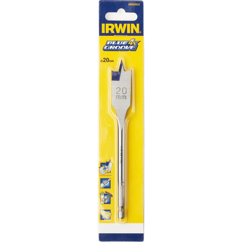 IRWIN  meche a bois plate blue groove 4x 40x171 mm