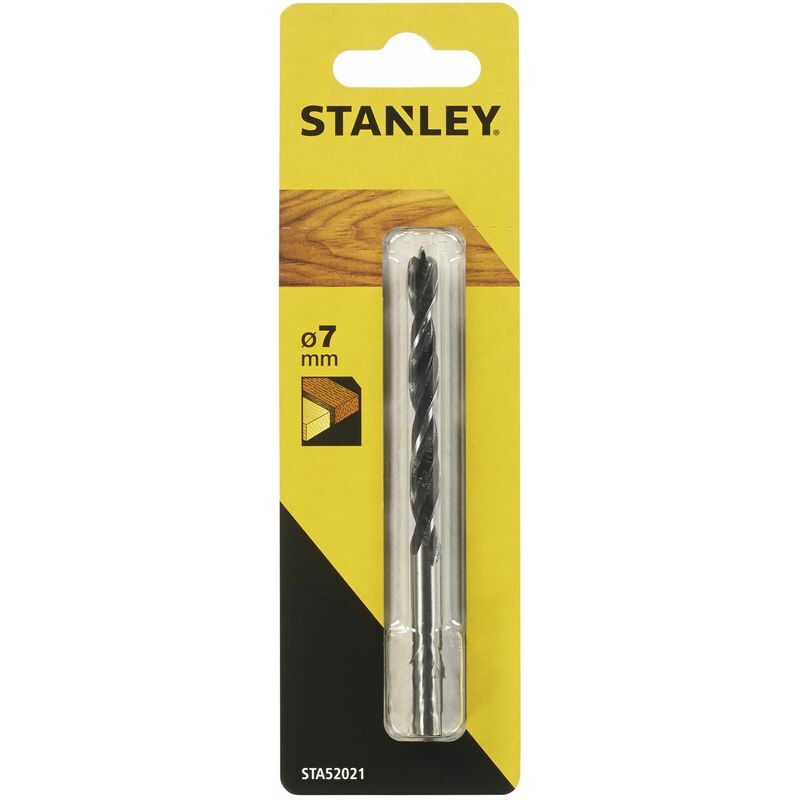 Stanley - Perceuse en acier avec pointe centrée ø 7,0 mm.