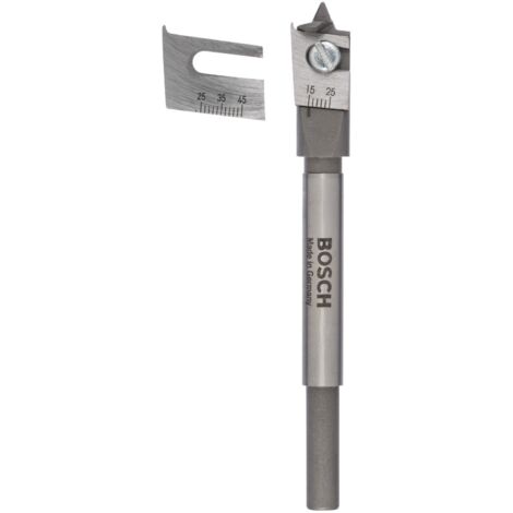 Bosch – Mèche à bois plate réglable 15-45 mm – Longueur 120 mm – Pour bois dur et tendre – Précision de perçage – 2608596333