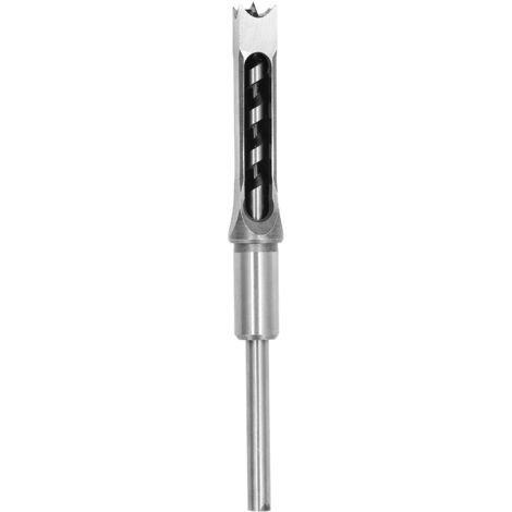 Mèche à mortaiser réglable en acier haute résistance pour assemblages bois, fraise carrée 16mm pour perceuse