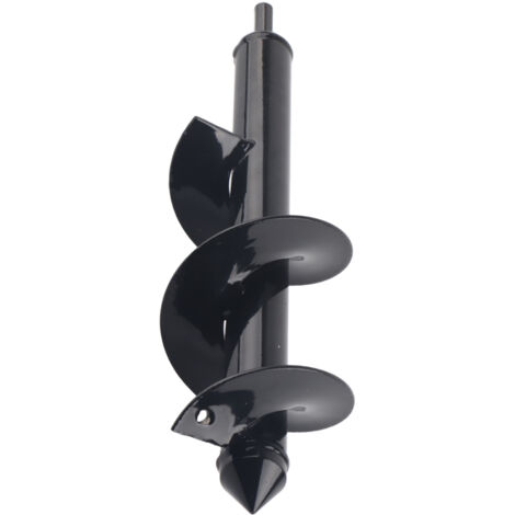 Mèche à planter en acier au carbone, tige hexagonale, outil de forage en spirale pour jardinage 8x30cm