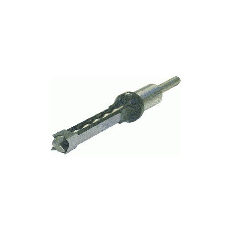 Meche + bédane carré 8 mm queue 15,9 mm mortaiseuse