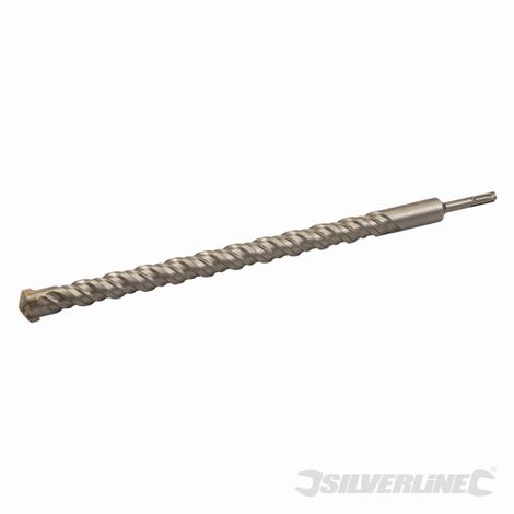 Lot 5 forets SDS plus quadro 10 x 210mm en carbure de tungstene pour perforateur