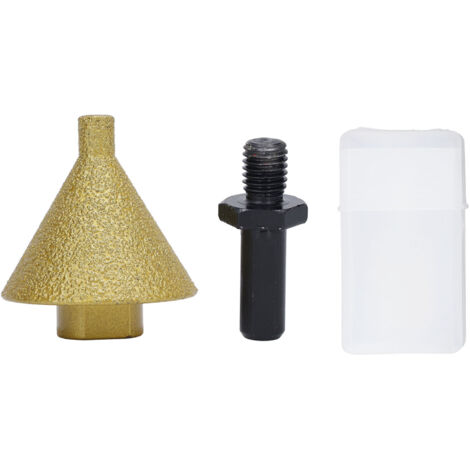 Mèche de chanfrein biseauté en diamant 50mm M10, agrandissement du trou, coupe, meulage pour marbre, Quartz, carreaux de céramique, granit