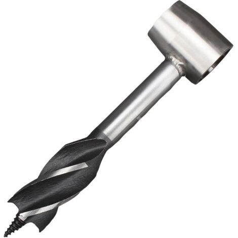 Mèche de forage manuelle en acier carbone pour le bushcraft, camping et randonnée - outil multifonction pour perçage manuel en extérieur