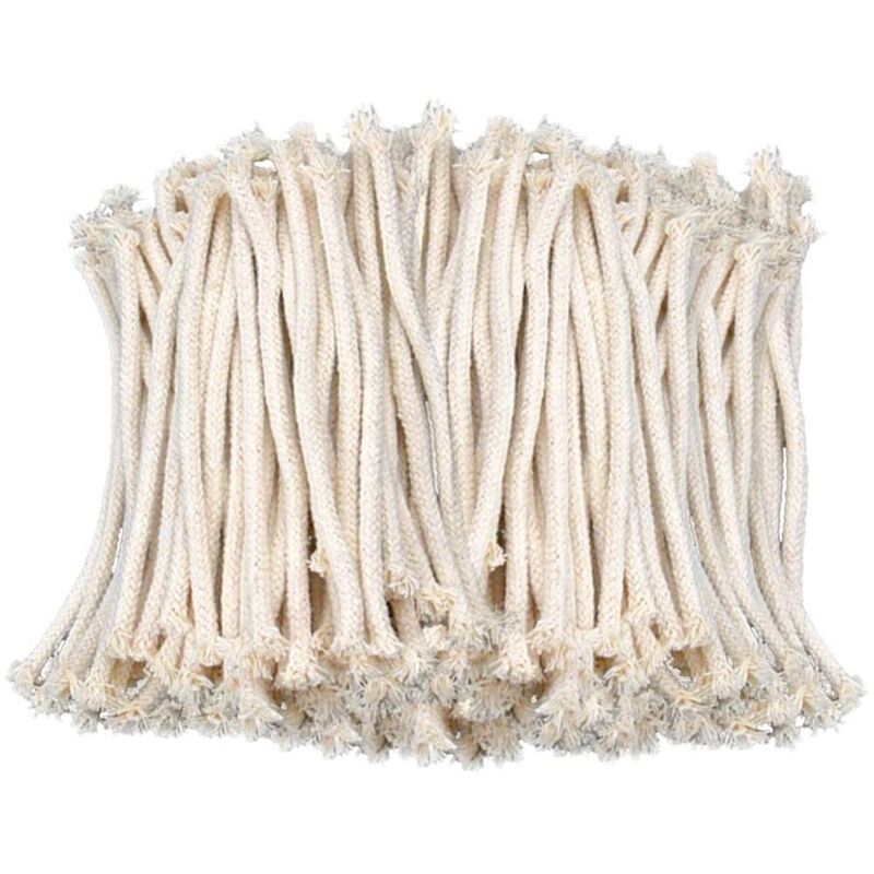 Mèche de Lampe 50 Pièces Mèche de Remplacement Meche Lampe a Petrole Meche Bougie Mèche de Lampe à Huile Meche Lampe à Huile Mèche Tressée en Coton