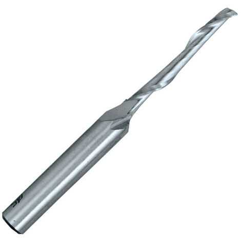 Mèche de précision une lèvre HSS D. 5 mm L. 120 mm Q. 8 mm pour alu et PVC - 505.505.14 - Leman