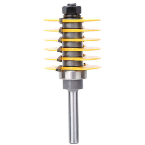 Mèche de Routeur Bit 8 mm Tige Fraises à Rainurer Travail du Bois Fraisage Joint Coupe Bois Fraisage Coupe pour Bricolage Bois