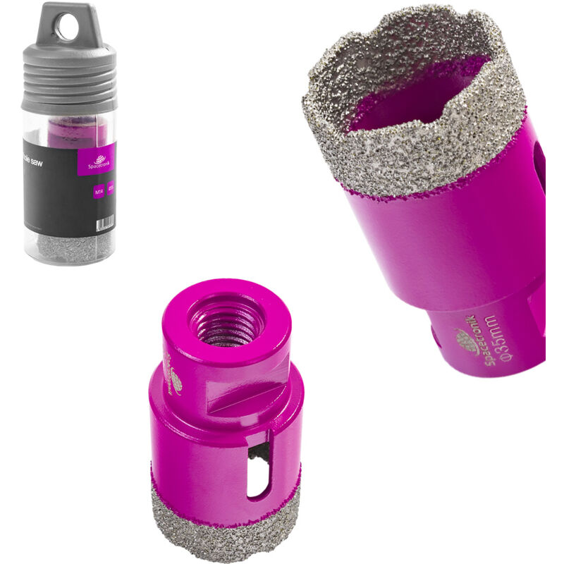Mèche de scie cloche diamantée pour grès m14 35mm