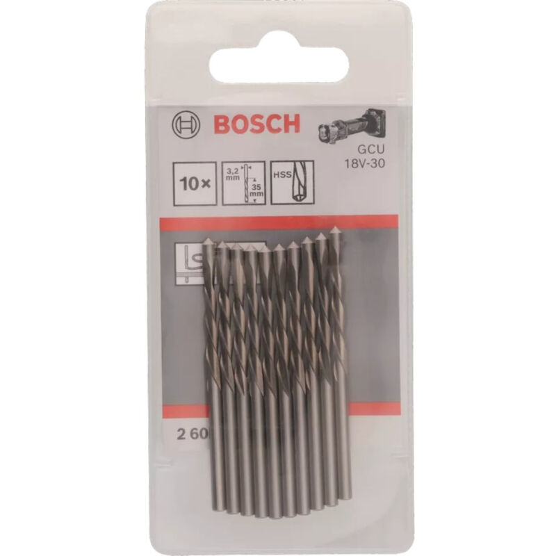 Forets Rotocut B 32 C Bosch ¿ 10 pièces Ø 3 2 mm pour plaque de plâtre