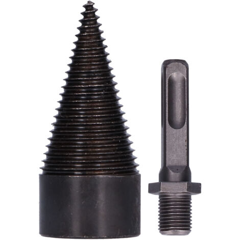 Mèche Fendeuse Bois 42mm Acier Rapide pour Marteau Perforateur et Perceuse à Percussion (Manche Carré)