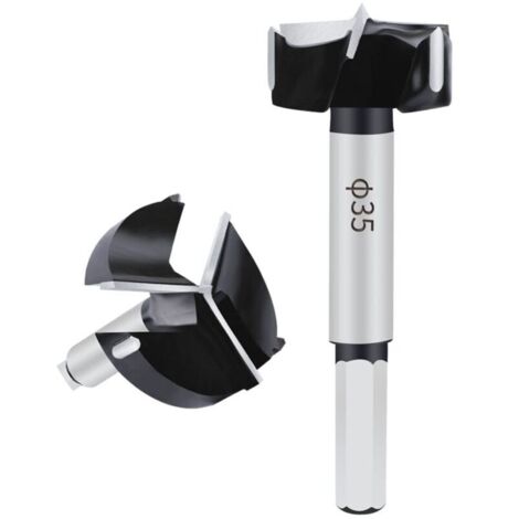 Mèche Forstner en Carbure de Tungstène 35 mm pour Bois Dur, Perceuse, Coupe-Bois, Kit d'Outils pour Plastique, Contreplaqué