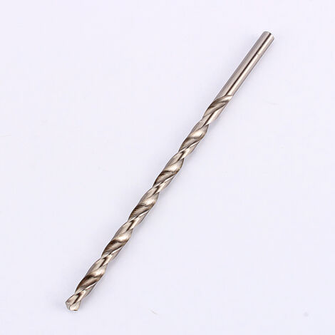 Mèche hélicoïdale HSS 200mm pour perçage profond, queue droite 8mm, idéale métal et bois