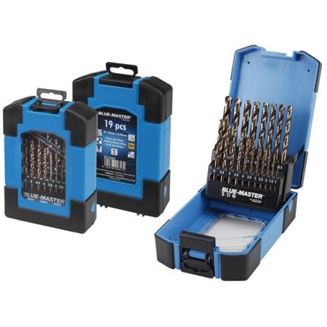 MÈCHE HSS-CO DIN338 SET 19 PCS - 1-10X0,50