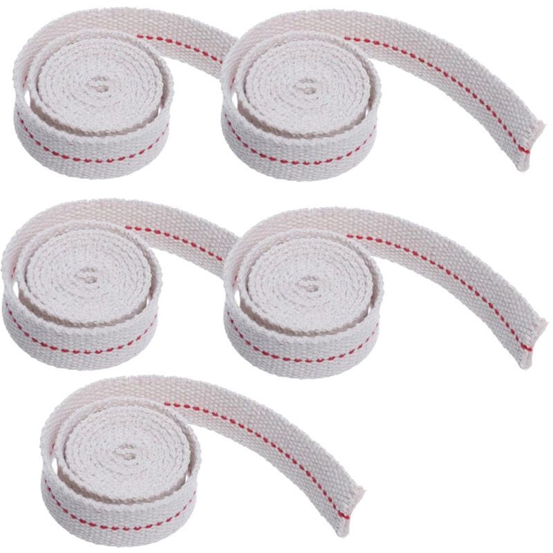 Mèche Lampe À HuileLongueur 5m-Mèche Lampe À Pétrole Largeur 10mmMèche Lampe ✮100% Coton✮ Pour Lampe À Petrole/Lanterne À Huile- Lampe Bruleur