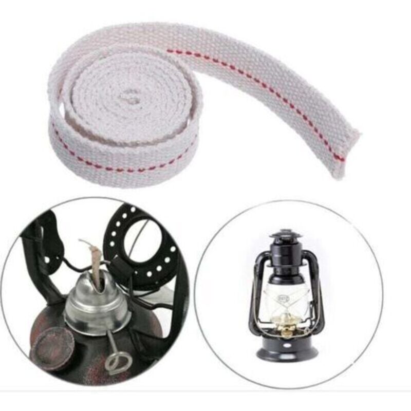 VURAHOME - Mèche Lampe À HuileLongueur 5m-Mèche Lampe À Pétrole Largeur 10mmMèche , XU,Lampe ✮100% Coton✮ Destiné à Lampe À Petrole/Lanterne À Huile