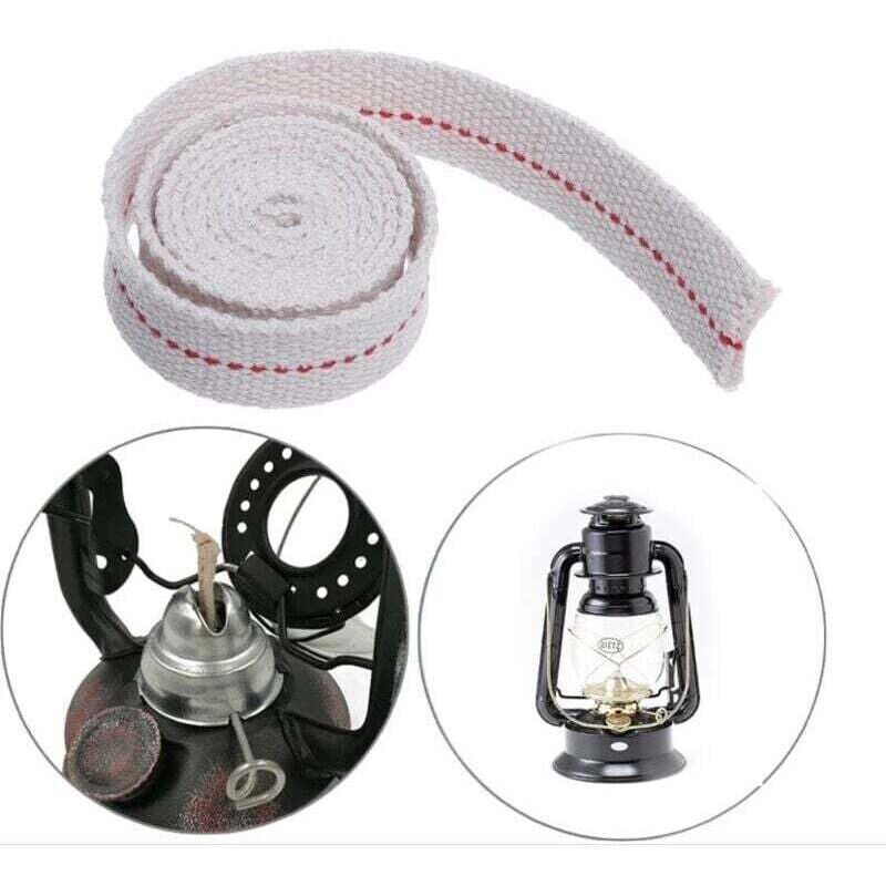 Mèche Lampe À HuileLongueur 5m-Mèche Lampe À Pétrole Largeur 10mmMèche , XU,Lampe ✮100% Coton✮ Destiné à Lampe À Petrole/Lanterne À Huile- Lampe
