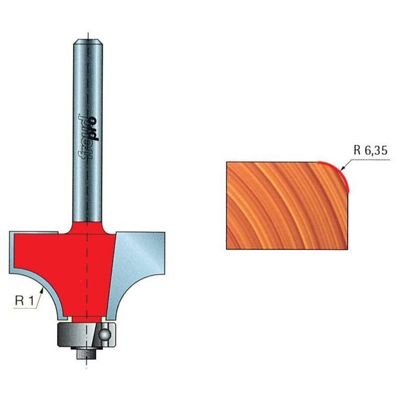 Freud - Fraiseuses à rayon convexe widia art.34-11006