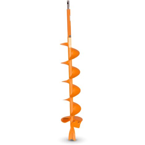 Mèche pour tarière 10 cm – Profondeur 60 cm – Couteau démontable – Pour tous types de sol – Villager