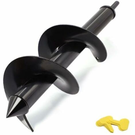 Mèche pour tarière10 cm x 30 cm Plante de jardin Fleur Bulbe Tarière Spirale Perceuse Rapide Planteur Terre Tarière Bit Poteau ou Parapluie Trou Digger pour 3/8" Hex Drive Drill