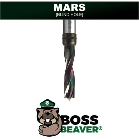 Mèche pour trous borgnes avec revêtement MARS D=8 I=30 L=70 RIGHT P01 - Fraiser