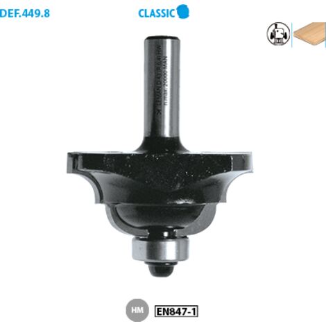 MECHE PROFIL POUR MOULURES D33 R4 Q8/RLT HM