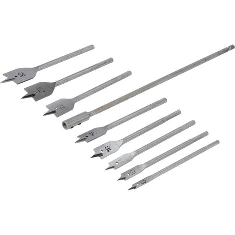 MÈCHES À BOIS PLATES À RALLONGE 9 PIÈCES SILVERLINE 481937