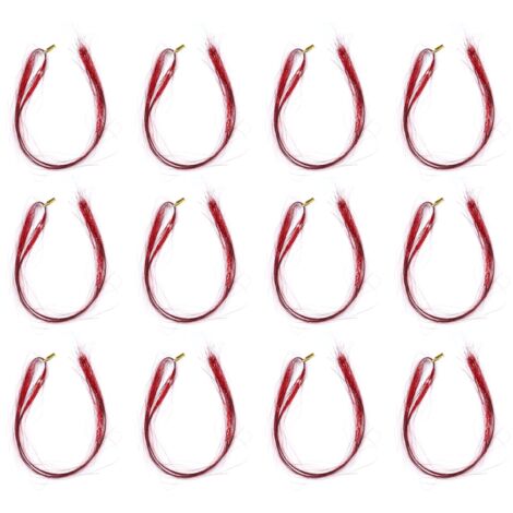 Mèches à Paillettes Colorées pour Extensions de Cheveux Brillantes
