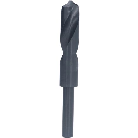 Mèches à queue réduite en acier rapide, forets hélicoïdaux noirs pour aluminium et fer, 1/2 pouce