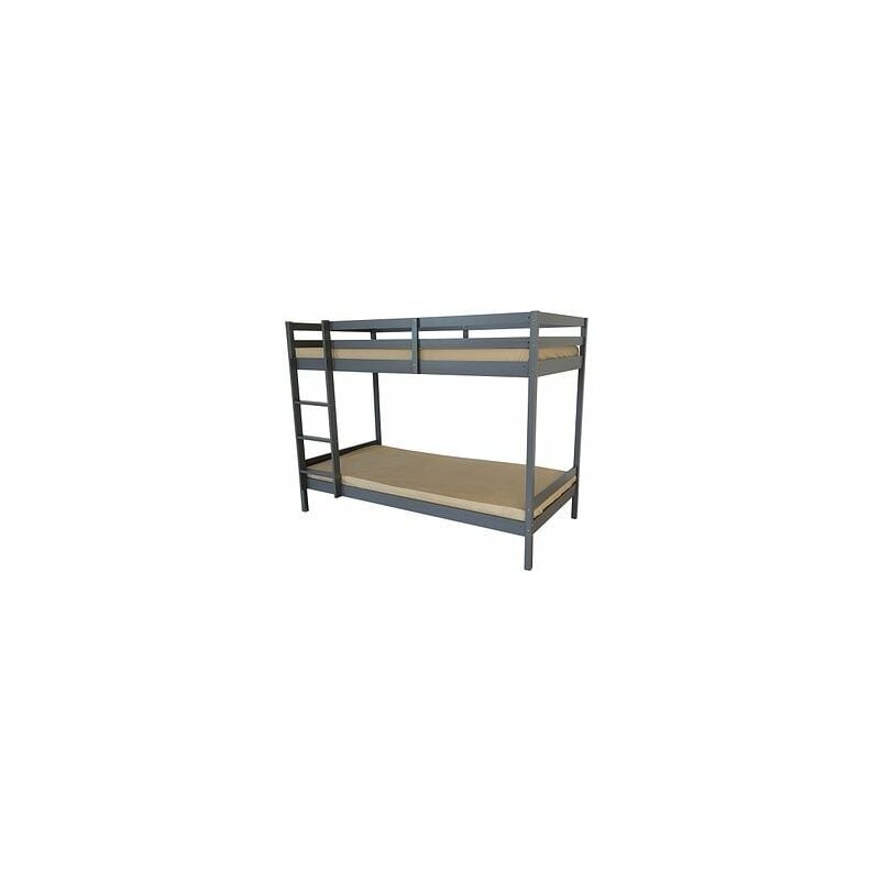 Mecor Bunk Bed (Frame Only) - Grey