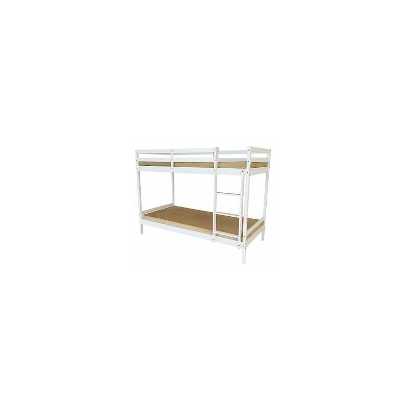 Mecor Bunk Bed (Frame Only) - White