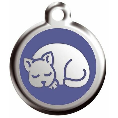 Medaille chat red dingo chat bleu