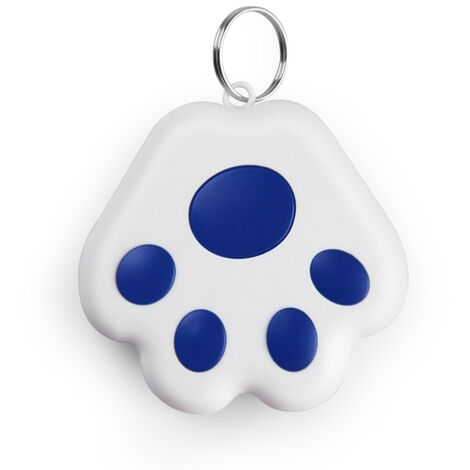 Médaille et pendentif pour chat Smart GPS Tracker Dog Paw BT Locator Capteur d'alarme anti-perte Selfie Shutter Enregistrement vocal pour porte-clés de voiture