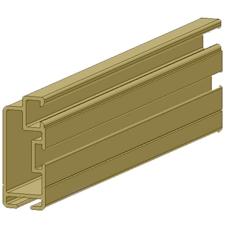 Profilo Zanzariera Alluminio 250 Bronzato Medal