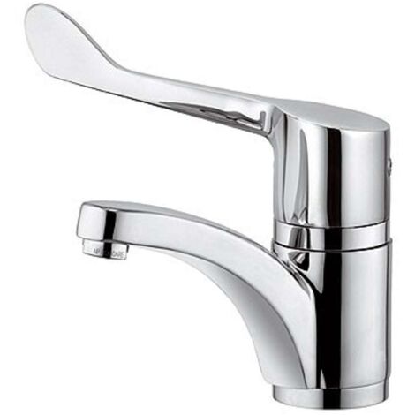 Medi-care con lavabo cromado