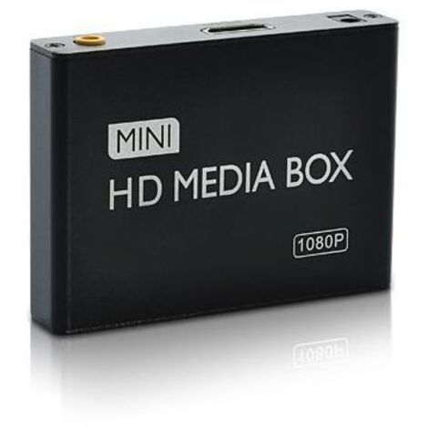Media Center Lecteur Tout Format Full HD 1080P Disque Dur Carte SD Et Clé USB + SD 32Go