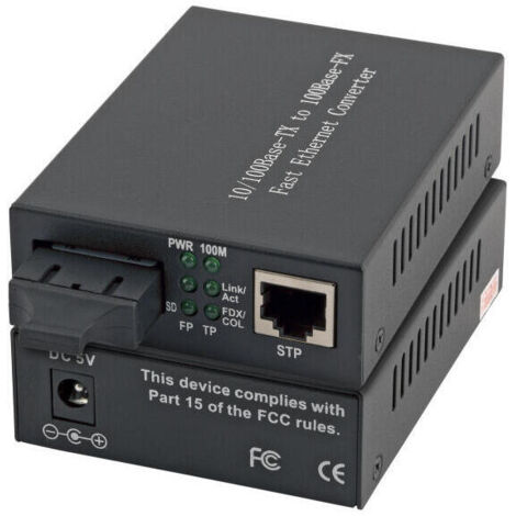 Media Konverter Gigabit MM/SM 10/100/1000T-1000BaseLX-SC