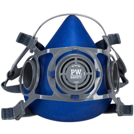 Media máscara de protección respiratoria perfil bajo Auckland P410 M Azul