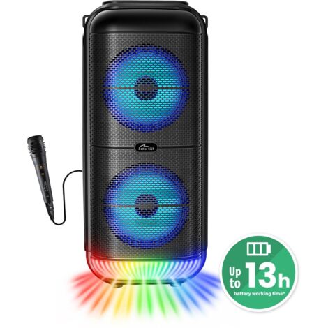 Media-Tech Tragbare Freisprecheinrichtung, Karaoke, Bluetooth 5.3, 900W, MT3183