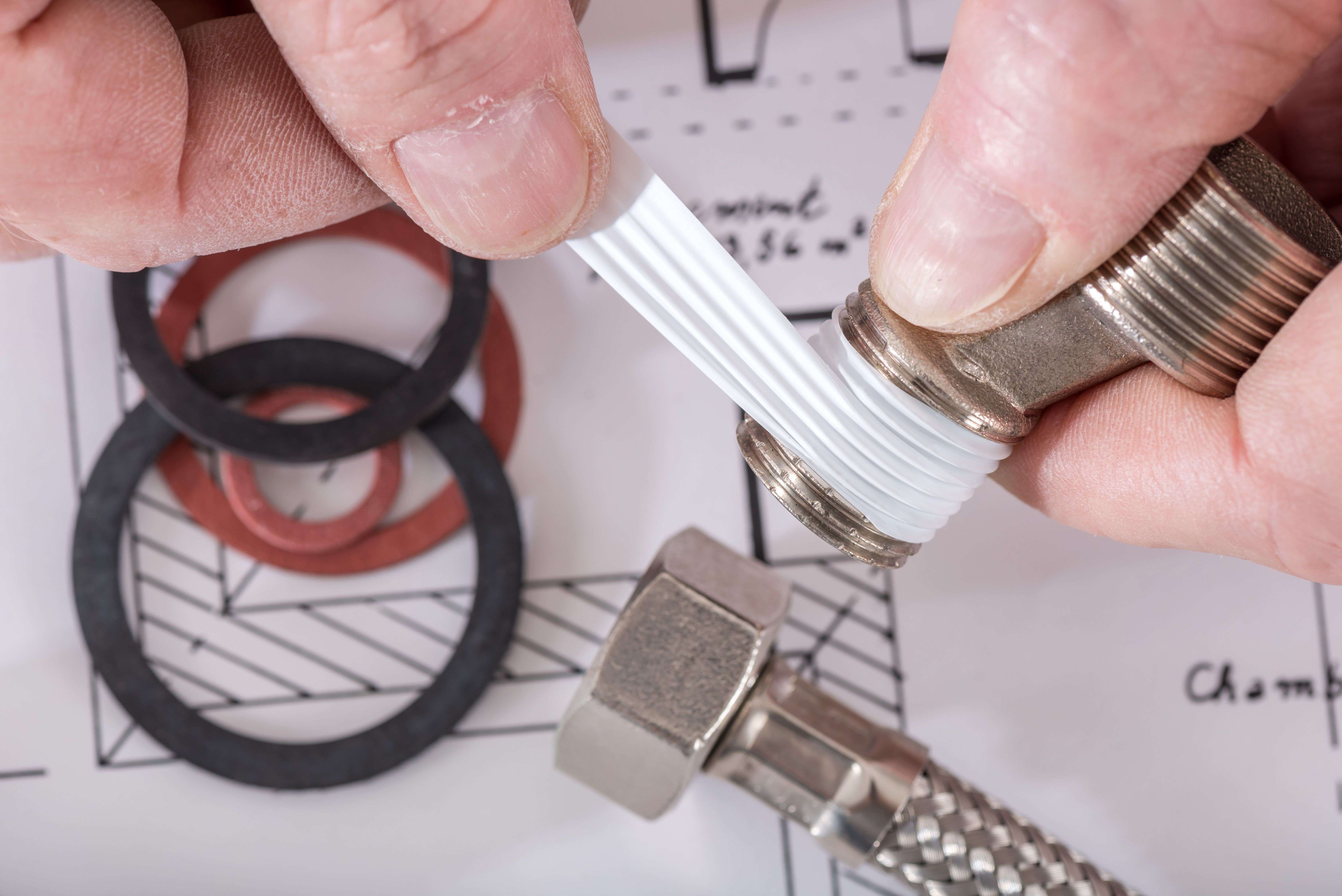 How to apply PTFE tape