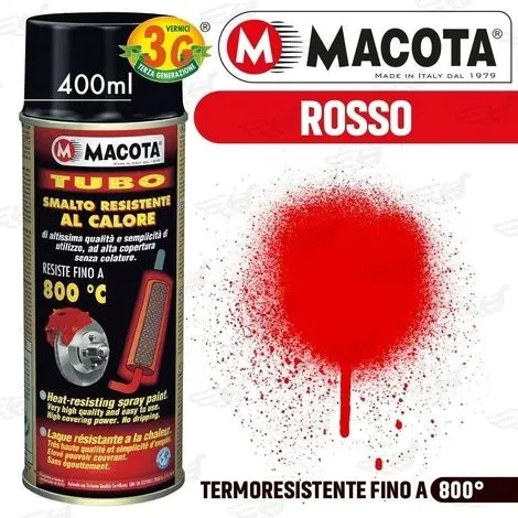 Zoom sulla vernice ad alta temperatura