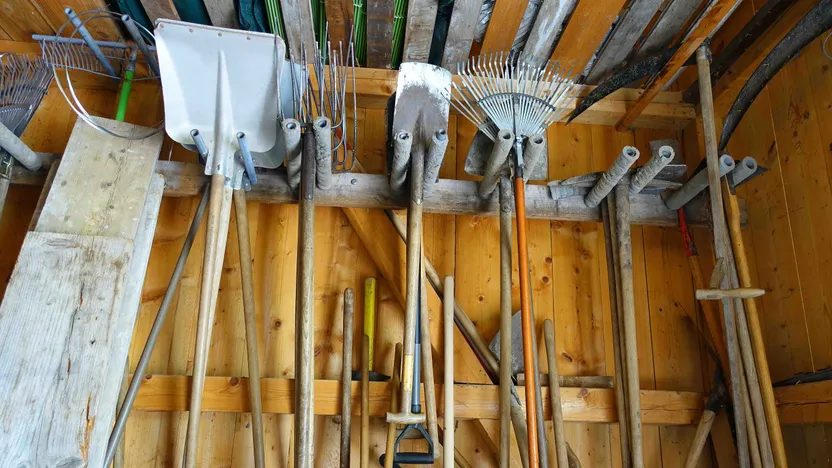 How to organise a garden shed